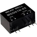 DC/DC měnič napětí, modul Mean Well MDD01N-15, 34 mA, 1 W, Počet výstupů 2 x
