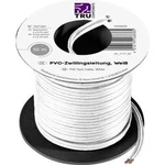 Lanko/ licna TRU COMPONENTS SH1465, 2 x 0.75 mm², bílá, 10 m