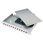 LWL patch panel Telegärtner 12 portů, ST, 1 HE