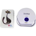 Cat & Hound Cat doorbell, 1555328, domovní zvonek pro kočky a psy, bílá 1 ks