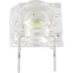 LED s vývody HuiYuan 9555G3C-HSA-A, typ čočky kulatý, 3 mm, 100 °, 20 mA, zelená