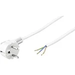 Napájecí kabel Basetech 611991, bílá, 3.00 m