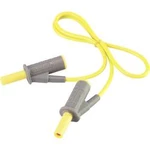 VOLTCRAFT MSB-501 bezpečnostní měřicí kabely [lamelová zástrčka 4 mm - lamelová zástrčka 4 mm] žlutá, 0.50 m