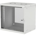 19" nástěnná rozváděcí skříň Intellinet 19" Wandverteiler Basic Line 9HE grau 714815, 9 HE, šedobílá (RAL 7035)