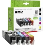 Ink sada náplní do tiskárny KMP C107BKXV 1569,0050, kompatibilní, černá, foto černá, azurová, purppurová, žlutá Ink sada náplní do tiskárny KMP C107BKXV 1569,0050, kompatibilní, černá, foto černá, azurová, purppurová, žlutá