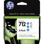 HP Ink cartridge 712 originál balenie po 3 ks zelenomodrá 3ED77A