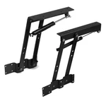 2Pcs/Lot Functional Coffee Table Folding Hinges Lifting Furniture Hardware Support Frame Spring Hinge