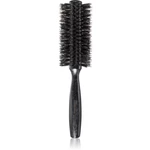 Janeke Black Line Tumbled Wood Hairbrush Ø 55mm kulatý kartáč na vlasy s nylonovými a kančími štětinami