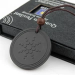 1 PC Natural Negative Ion Energy Volcanic Stone Pendant Necklace