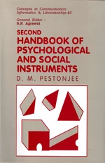 Second Handbook Of Psychological And Social Instruments