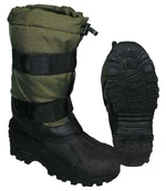 Termo topánky zimné Fox 40 - 40 ° C FOX OUTDOOR® - zelené / olív (Farba: Olive Green , Veľkosť: 42)