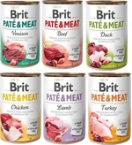 Brit Konzerva Paté & Meat Mix Pack 6×400g