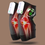Smart Touch Control Hot Compress Knee Massager Portable Three-speed Temperature Adjustment Knee Massager Breathable Red