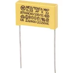 Odrušovací kondenzátor MKP-X2 TRU COMPONENTS MKP-X2 radiální, 0.22 µF, 275 V/AC,10 %, 22.5 mm, (d x š x v) 26.5 x 7 x 17 mm, 1 ks