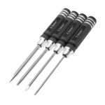 YZ-011 4pcs 3.0/4.0/5.0/6.0mm Straight Screwdriver Tool Set For RC Model