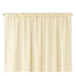 Svetlobéžový záves AmeliaHome Pleat, 140 x 250 cm