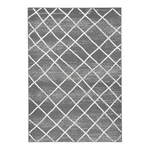 Tmavosivý koberec Zala Living Rhombe, 70 × 140 cm