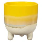 Žltý kvetináč Sass & Belle Bohemian Home Mojave, ø 11,7 cm
