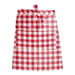 Látková zástera Really Nice Things Delantal de Lino Red Vichy