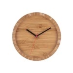 Hnedé nástenné bambusové hodiny Karlsson Tom, ⌀ 26 cm