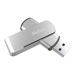 Netac USB 3.0 Flash Drive 360° Rotation Aluminum Alloy USB Disk 32G 64G 128G 256G Portable Thumb Drive for Computer Lapt