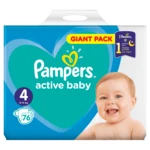 Pampers Active Baby GP 4 MAXI 8-14KG 76KS