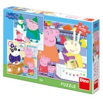 Dino - Puzzle PEPPA Pig: Veselé odpoledne 3X55