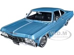 1965 Chevrolet Impala SS 396 Lowrider Light Blue Metallic "Low Rider Collection" 1/24 Diecast Model Car by Welly
