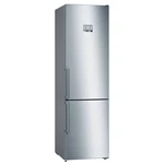 Chladnička s mrazničkou Bosch Serie | 6 KGN39HIEP nerez beznámrazová chladnička s mrazničkou • výška 204 cm • objem chladničky 279 l / mrazničky 89 l 