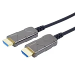 Kábel PremiumCord Ultra High Speed HDMI 2.1 optický fiber kabel 8K@60Hz, 10m (kphdm21x10) HDMI kábel • verzia 2.1 • maximálny dátový prenos 48 Gb/s • 