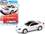 1992 Dodge Stealth R/T Twin Turbo White with Black Top and Red Interior "Modern Muscle" Limited Edition to 12040 pieces Worldwide 1/64 Diecast Model