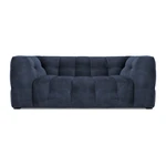Modrá zamatová pohovka Windsor & Co Sofas Vesta, 208 cm