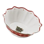Bielo-červená porcelánová vianočná misa Toy's Delight Villeroy&Boch, ø 32 cm