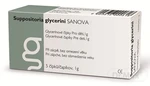 SUPPOSITORIA GLYCERINI SANOVA pre deti 1g