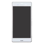 LCD + dotyk + rámeček pro Sony Xperia E5, white