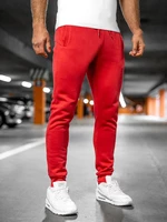 Pantaloni de trening bărbați roșu-deschis Bolf XW01