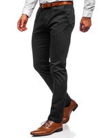 Pantaloni chinos negri bărbati Bolf 1143