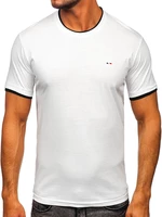 Tricou alb bărbați Bolf 14316