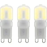 LED žárovka Sygonix TA60-1055WWL 230 V, G9, 2.5 W = 20 W, teplá bílá, A+ (A++ - E), kolíková patice, 3 ks