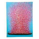 Obraz s ručne maľovanými detailmi Kare Design Flower Boat, 160 × 120 cm Obraz s ručne maľovanými detailmi Kare Design Flower Boat, 160 × 120 cm
