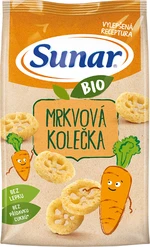 Sunar BIO dětské křupky mrkvová kolečka 45 g