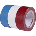 Coroplast 31081 31081 páska so skleným vláknom  modrá, červená, biela (d x š) 2.5 m x 19 mm 3 ks