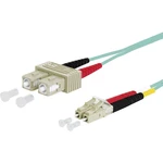 Metz Connect 151J1EOJO10E optické vlákno LWL prepojovací kábel [2x zástrčka SC - 2x zástrčka LC] 50/125 µ Multimode OM3