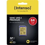 Intenso Premium SDXC karta 64 GB Class 10, UHS-I