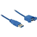 Delock #####USB-Kabel #####USB 3.2 Gen1 (USB 3.0 / USB 3.1 Gen1) #####USB-A Stecker, #####USB-A Buchse 1.00 m modrá