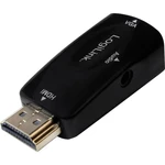 LogiLink CV0107  adaptér [1x HDMI zástrčka - 1x VGA zásuvka] čierna