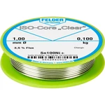 Felder Löttechnik ISO-Core "Clear" Sn100Ni+ spájkovací cín cievka Sn99,25Cu0,7Ni0,05 0.100 kg 1 mm