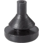 PB Fastener 1287-01 tlmiaca prístrojová nožička so západkou  čierna (Ø x v) 7.8 mm x 8.8 mm 1 ks