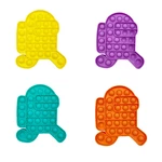 New Multi-color Popits Fidget Push Bubble Sensory Funny Stress Reliever Education Puzzle Fidget Toy for Adults Kids Crea