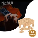 NAOMI 1PC Master AA Grade Snow Flake Like Maple Violin Bridge With E Ebony Inlay Fit For 4/4 Size Violin